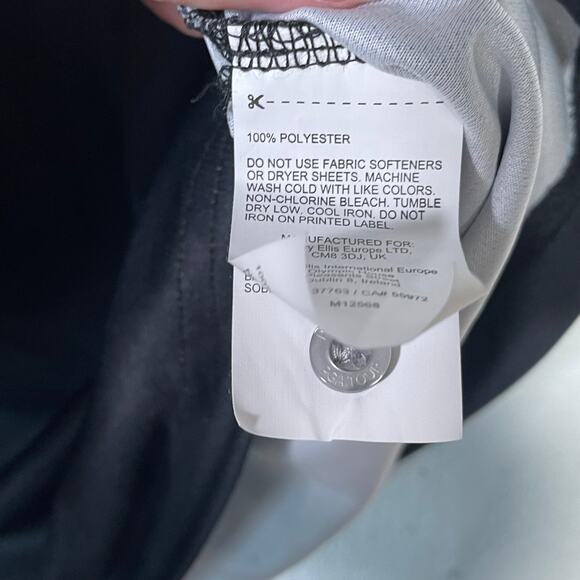 Pga Tour Men's Airflux Birdseye Block Print SS Golf Polo Shirt, caviar Small - Picture 6 of 6